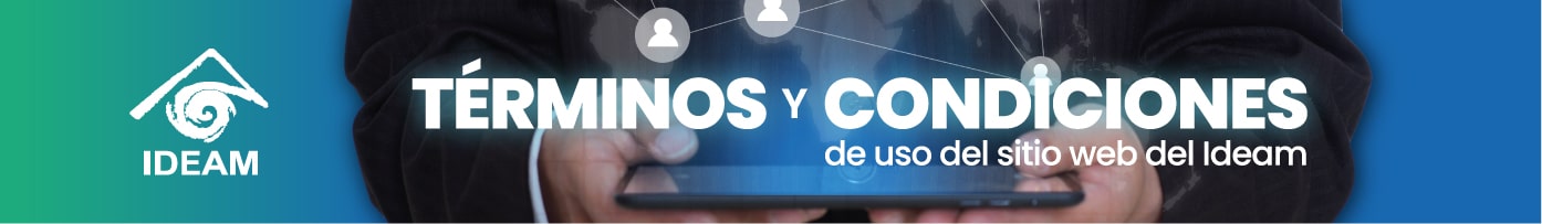 Términos y condiciones de uso del sitio web del Ideam