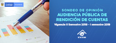 Sondeo de opinión para Audiencia Pública de Rendición de Cuentas