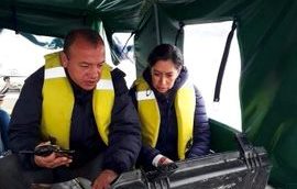 La Directora del Ideam participó en el monitoreo con batimetría en el Lago de Tota