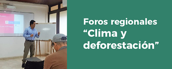 Foros regionales ¿Clima y deforestación¿