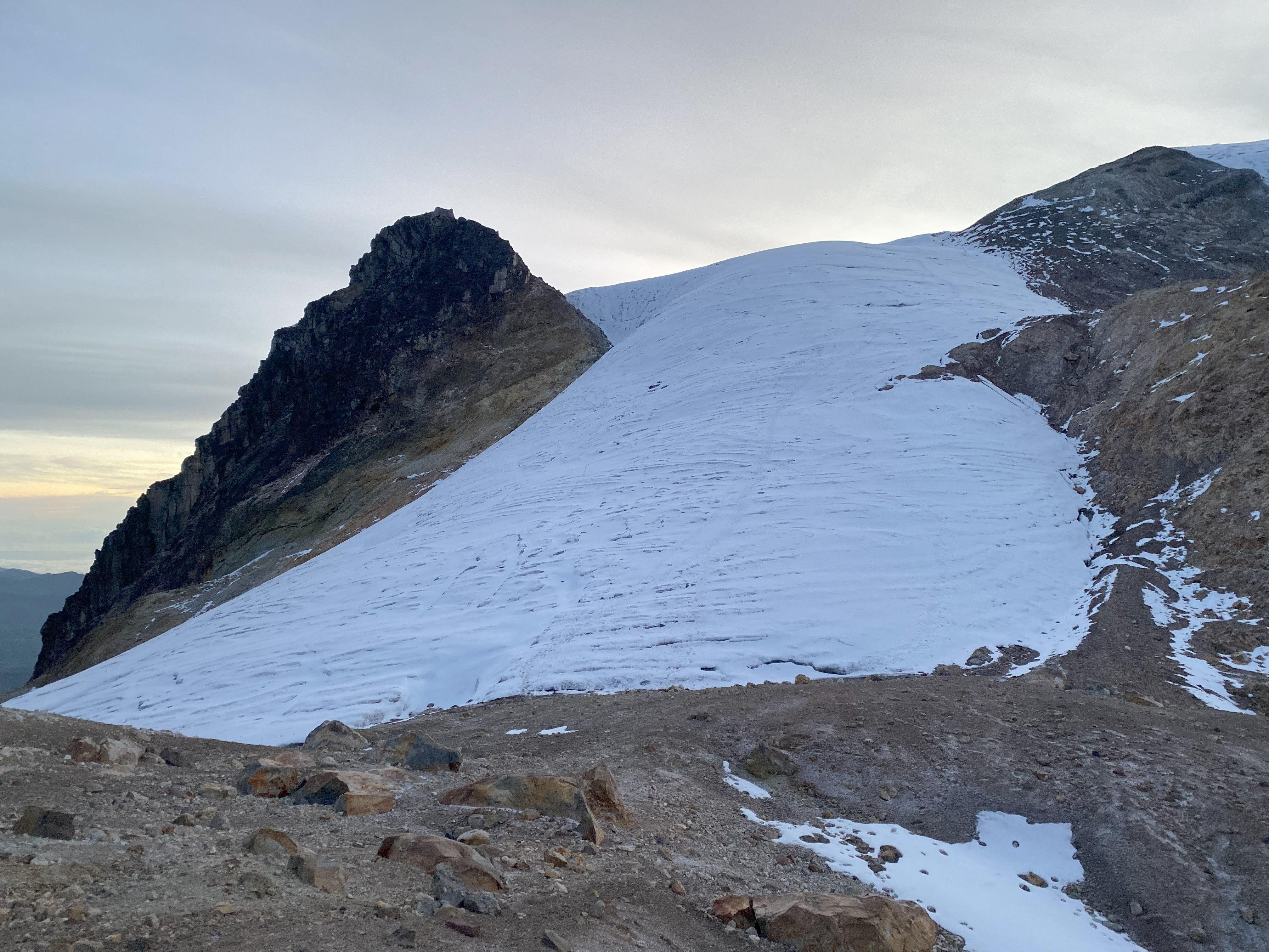 Glaciar de estudio Shimmer