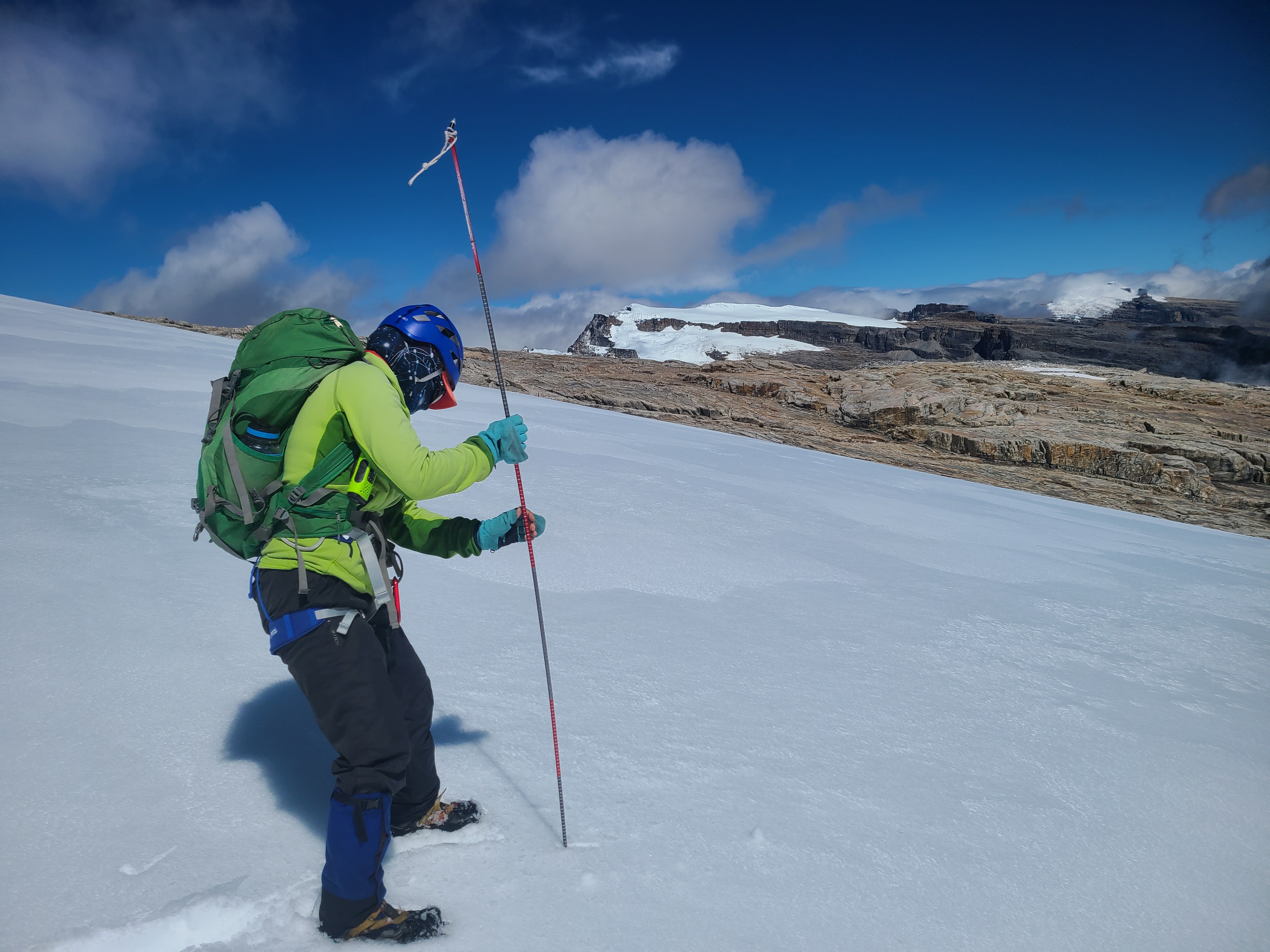 Medición de acumulación de nieve