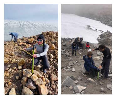 Medición Retroceso glaciar
