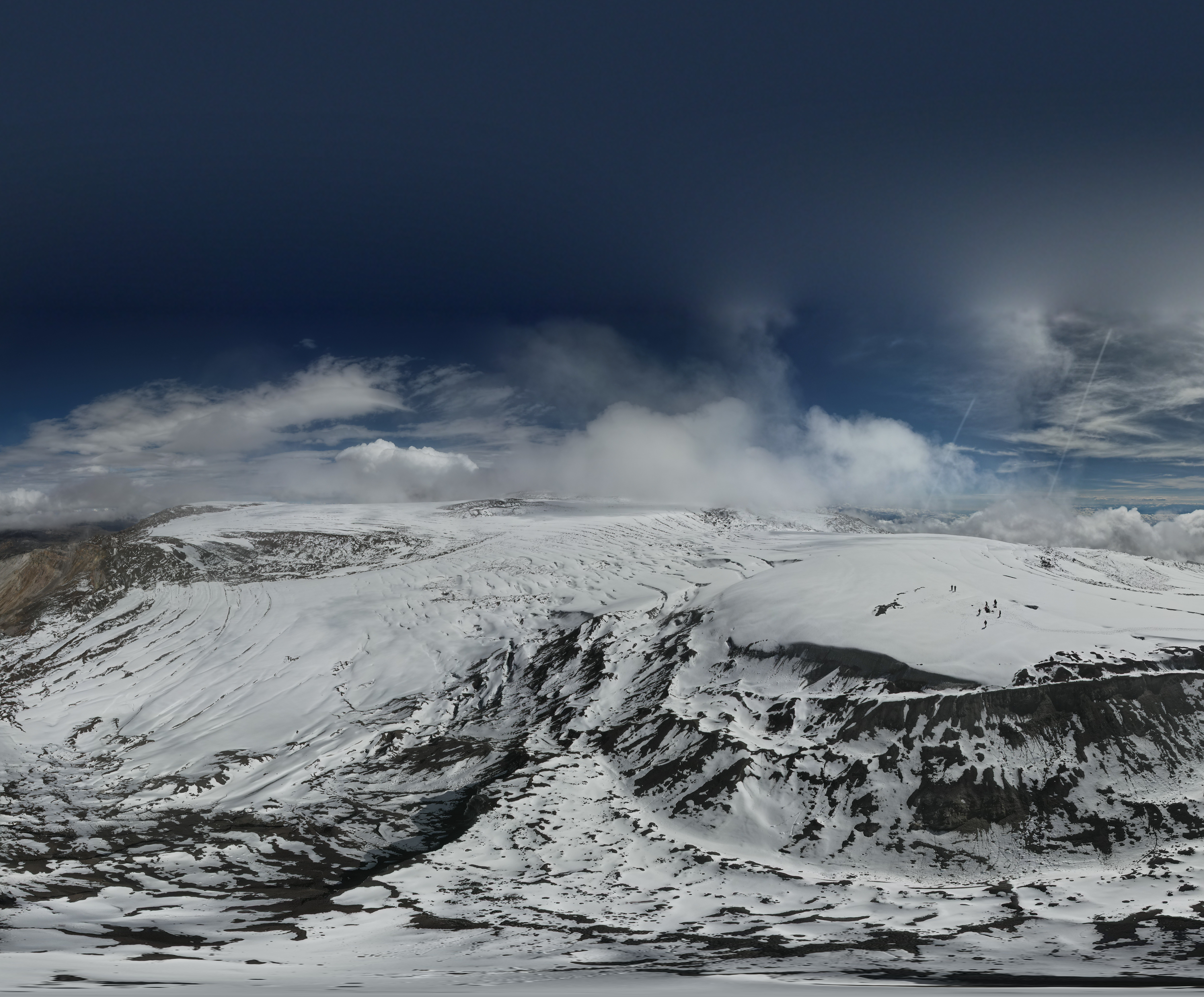 Fotografía. Nevado del Ruiz. Autor: Juan Otalvaro, 2023. 