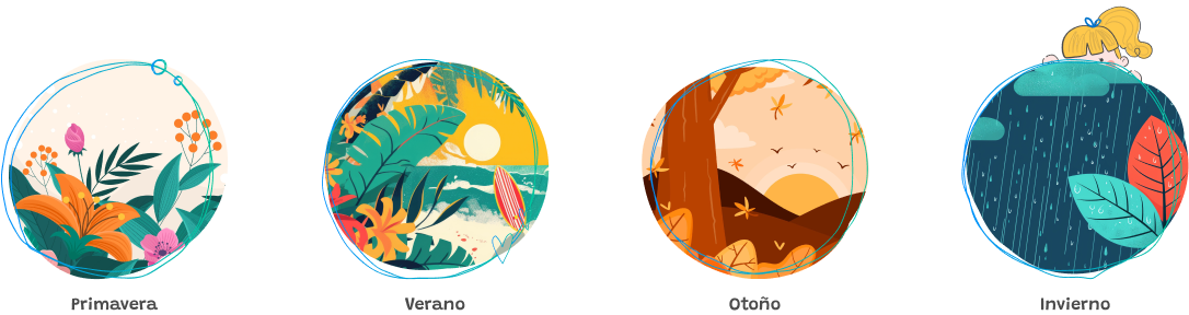 Primavera - Verano - Inviarno - Otoño