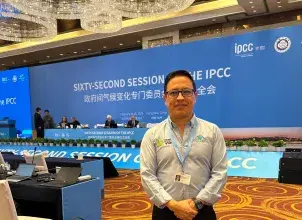 Coronel Jorge Giovanni Jiménez Sánchez, Ideam en China IPCC-62
