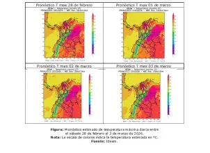Condiciones de tiempo seco y aumento de temperaturas en varias regiones del país