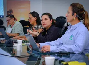 La directora del Ideam, Ghisliane Echeverry Prieto, lideró reunión estratégica junto a la Gobernación de Casanare, la Alcaldía de Yopal y Corporinoquía.