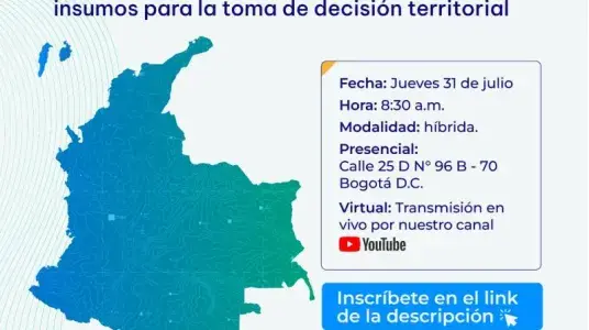 Lanzamiento de escenarios de cambio climático Departamentales 