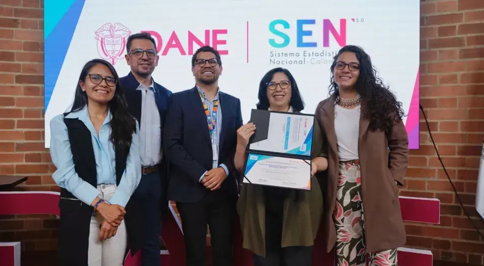 Ideam recibe la Certificación de Calidad Estadística del mapa de coberturas de la tierra de Colombia y se posiciona tercero en el Índice de Calidad Global Estadística del DANE