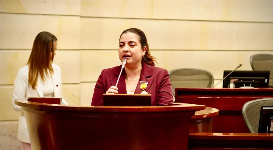 Directora del Ideam Ghisliane Echeverry Prieto en el Senado de la República de Colombia