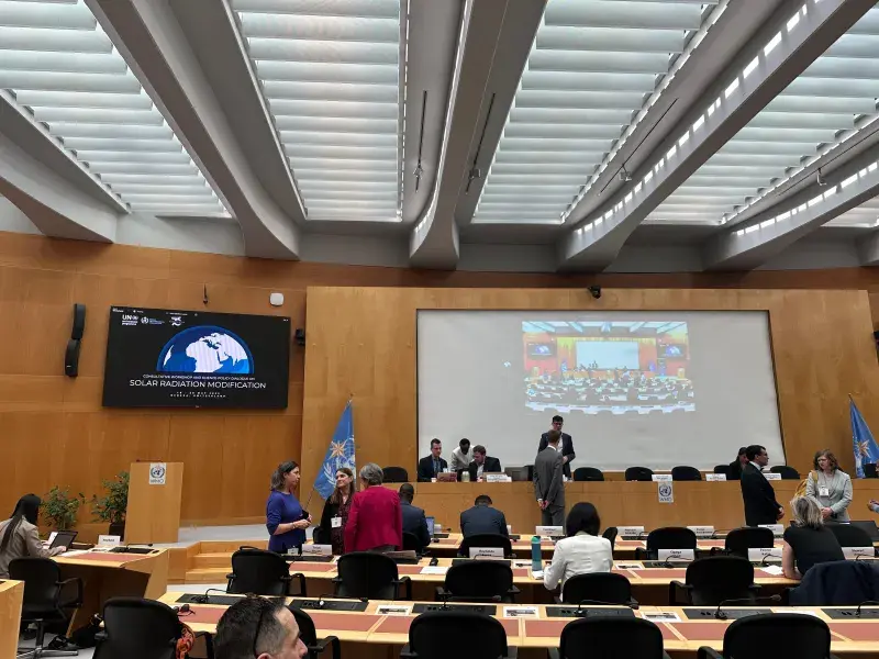 Colombia participó en diálogo internacional sobre la Modificación de la Radiación Solar (MRS) en Ginebra