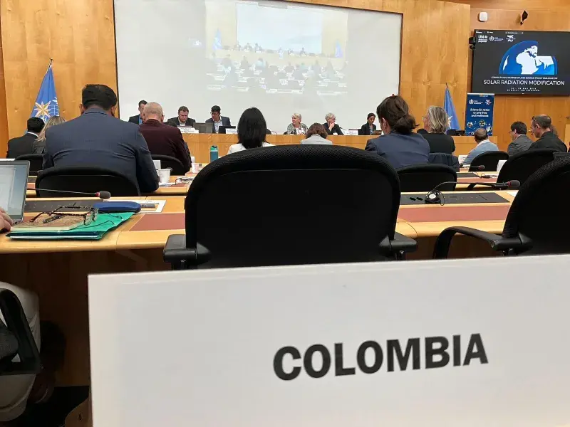 Colombia participó en diálogo internacional sobre la Modificación de la Radiación Solar (MRS) en Ginebra