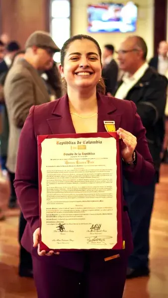 Condecorada Ghisliane Echeverry Prieto Directora del Ideam