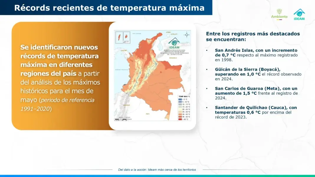 Gobierno nacional alerta por altas temperaturas y aumento en probabilidad de El Niño